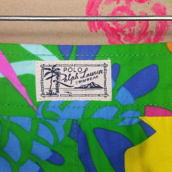 Polo Ralph Lauren Tropical Board Swim Shorts 36 - Picture 5 of 13